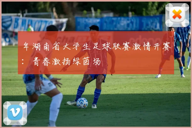 年湖南省大学生足球联赛激情开赛:青春激扬绿茵场